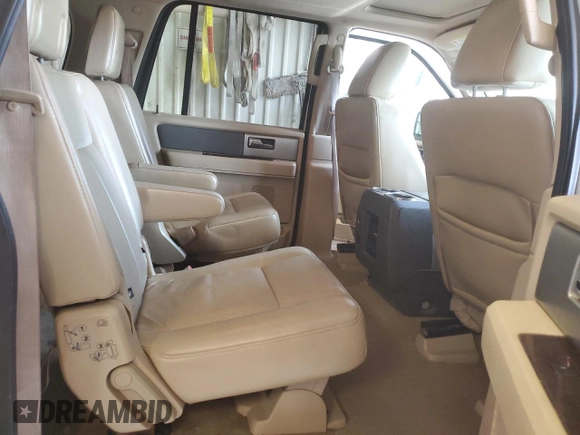 2012 Ford Expedition Max King Ranch with VIN 1FMJK1H53CEF05151, listed as a Copart auction lot 49463785 with 189,350 mi miles and Salvage title. Bid and sale history available at DreamBid. Image 12.