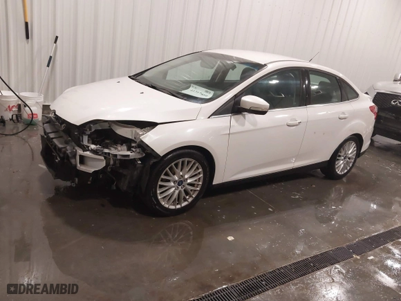 2014 Ford Focus Titanium with VIN 1FADP3J22EL406937, listed as a IAAI auction lot 41717666 with 172,646 mi miles. Bid and sale history available at carsss.com. Image 18.