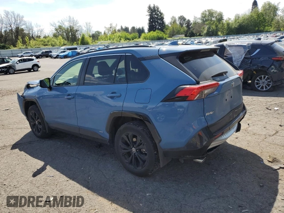 2024 Toyota RAV4 Hybrid SE with VIN JTM16RFV6RD147620, listed as a Copart auction lot 54415215 with 5,705 mi miles and Salvage title. Bid and sale history available at DreamBid. Image 2.