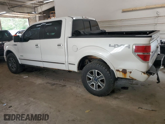 2012 Ford F-150 XL with VIN 1FTFW1ET3CFC99003, listed as a Copart auction lot 60062875 with 182,171 mi miles and Salvage title. Bid and sale history available at DreamBid. Image 2.