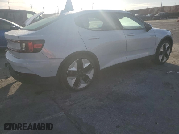 2024 Polestar 2 with VIN YSMFD3KA3RL227141, listed as a Copart auction lot 78491574 with 2,488 mi miles and Salvage Title. Bid and sale history available at carsss.com. Image 3.