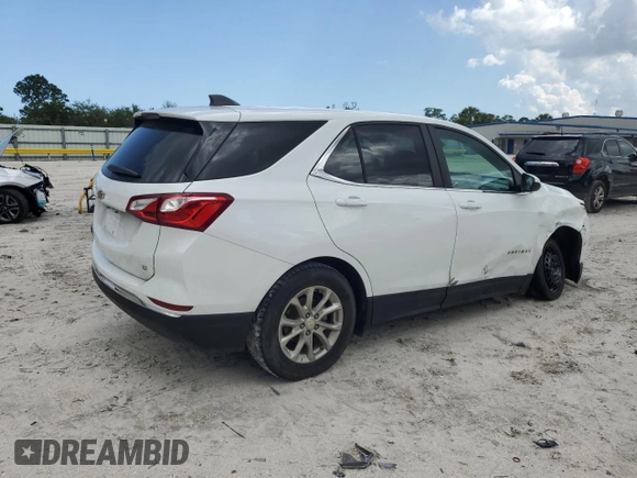 2021 Chevrolet Equinox LT with VIN 2GNAXKEV4M6124678, listed as a Copart auction lot 51013095 with 83,008 mi miles and Non Repairable. Bid and sale history available at carsss.com. Image 3.