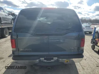 2003 Ford Excursion XLT with VIN 1FMNU41S73EB25176, listed as a Copart auction lot 79601554 with 326,945 mi miles and Salvage Title. Bid and sale history available at DreamBid. Image 6.