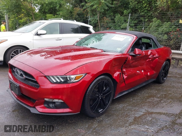 2015 Ford Mustang EcoBoost Premium with VIN 1FATP8UH2F5367670, listed as a IAAI auction lot 42431420 with 108,081 mi miles and . Bid and sale history available at DreamBid. Image 17.