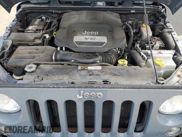2014 Jeep Wrangler Unlimited Sahara with VIN 1C4BJWEG1EL266325, listed as a Copart auction lot 48503905 with 107,675 mi miles and Salvage Title. Bid and sale history available at carsss.com. Image 11.