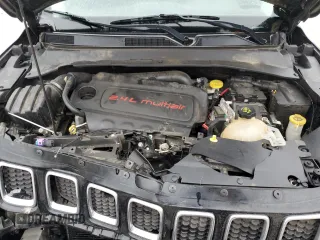 2018 Jeep Compass Sport with VIN 3C4NJCABXJT204510, listed as a Copart auction lot 44560695 with 100,927 mi miles and Salvage Title. Bid and sale history available at carsss.com. Image 12.