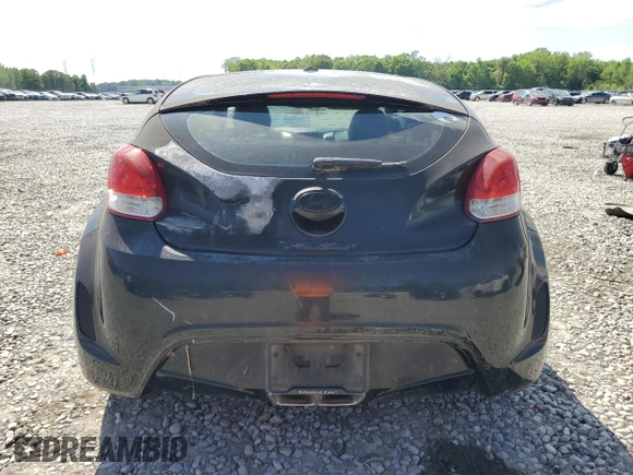 2012 Hyundai Veloster w/Black Int with VIN KMHTC6AD4CU061160, listed as a Copart auction lot 54139415 with 124,468 mi miles and Clean title. Bid and sale history available at DreamBid. Image 6.