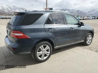 2013 Mercedes-Benz M ML 350 with VIN 4JGDA5HB0DA265675, listed as a Copart auction lot 45661555 with 108,947 mi miles and Salvage Title. Bid and sale history available at carsss.com. Image 3.