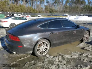 2015 Audi A7 3.0 Premium Plus with VIN WAUWGAFC9FN003713, listed as a Copart auction lot 87448394 with 132,417 mi miles and Salvage Title. Bid and sale history available at carsss.com. Image 3.
