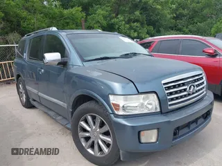 2008 Infiniti QX56 with VIN 5N3AA08D78N912991, listed as a IAAI auction lot 42069298 with 207,270 mi miles. Bid and sale history available at carsss.com. Image 1.