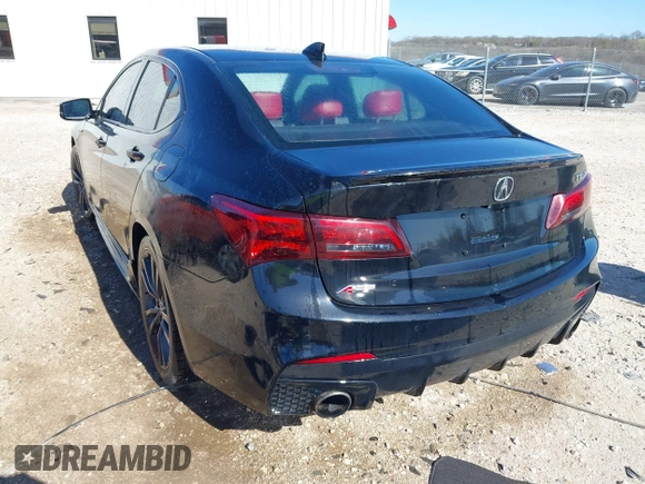 2018 Acura TLX w/A-SPEC Pkg with VIN 19UUB2F69JA011403, listed as a IAAI auction lot 41839614 with 112,160 mi miles and . Bid and sale history available at DreamBid. Image 3.