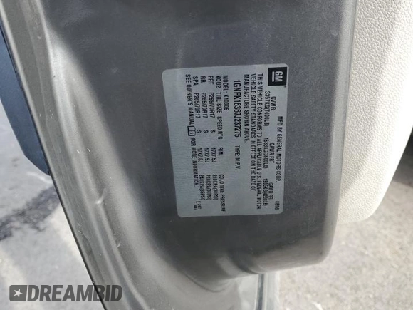 2007 Chevrolet Avalanche LTZ with VIN 3GNFK12Y77G232461, listed as a Copart auction lot 45599675 with 233,762 mi miles and Salvage Title. Bid and sale history available at DreamBid. Image 12.