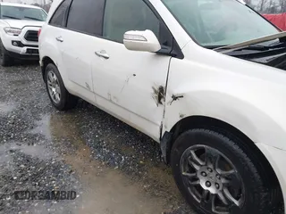 2007 Acura MDX Tech Pkg with VIN 2HNYD28317H536523, listed as a IAAI auction lot 41548021 with 284,460 mi miles. Bid and sale history available at carsss.com. Image 6.