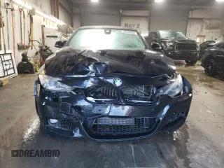 2015 BMW 3 Series 335i xDrive with VIN WBA3B9G56FNR93686, listed as a Copart auction lot 76399994 with 100,469 mi miles and Salvage Title. Bid and sale history available at carsss.com. Image 5.