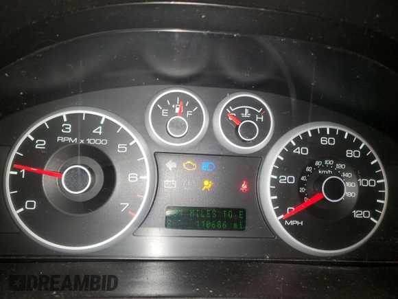 2009 Ford Fusion SEL with VIN 3FAHP08179R210562, listed as a Copart auction lot 53093875 with 110,686 mi miles and Salvage Title. Bid and sale history available at DreamBid. Image 9.