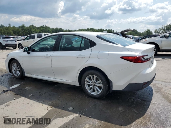 2025 Toyota Camry LE with VIN 4T1DAACK5SU004876, listed as a Copart auction lot 67248754 with 0 mi miles and Salvage Title. Bid and sale history available at carsss.com. Image 2.