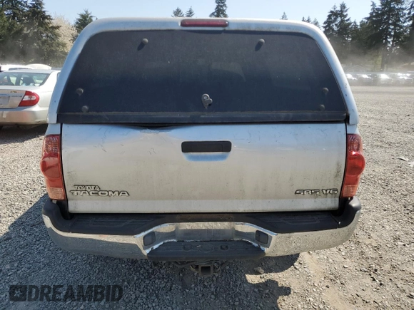 2005 Toyota Tacoma with VIN 5TEUU42N45Z032236, listed as a Copart auction lot 54265815 with 143,015 mi miles and Salvage Title. Bid and sale history available at DreamBid. Image 6.