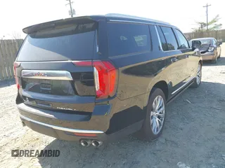 2023 GMC Yukon XL Denali with VIN 1GKS2JKL7PR458631, listed as a IAAI auction lot 42024142 with 16,054 mi miles. Bid and sale history available at carsss.com. Image 4.