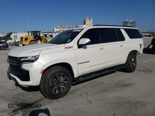 2022 Chevrolet Suburban Z71 with VIN 1GNSKDKD6NR344436, listed as a Copart auction lot 86920644 with 28,430 mi miles and Salvage Title. Bid and sale history available at carsss.com. Image 1.
