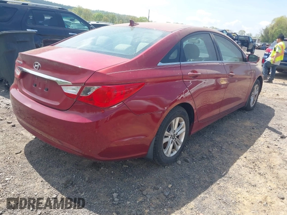 2011 Hyundai Sonata GLS with VIN 5NPEB4AC8BH158737, listed as a IAAI auction lot 42183929 with 221,589 mi miles. Bid and sale history available at carsss.com. Image 4.
