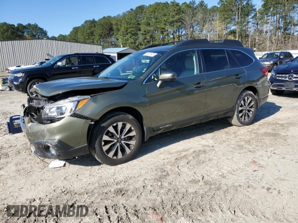2015 Subaru Outback Limited with VIN 4S4BSANC7F3283057, listed as a Copart auction lot 51831575 with 90,734 mi miles and Salvage Title. Bid and sale history available at DreamBid. Image 1.