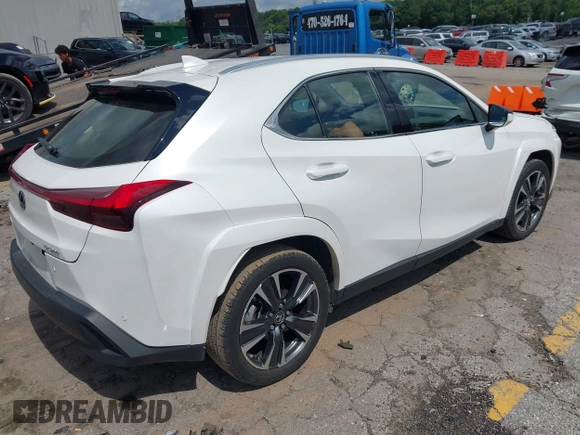 2022 Lexus UX 200 z VIN JTHP3JBH8N2055563, wystawiony jako IAAI lot #42462891 z przebiegiem 25 828 mil mil oraz . Historia ofert i sprzedaży dostępna na DreamBid. Obrazek 4.