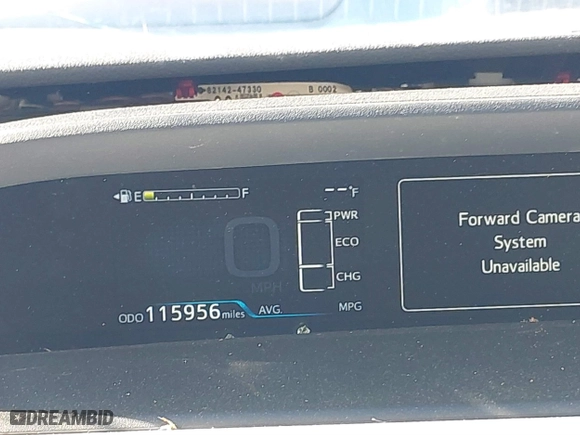 2016 Toyota Prius Four with VIN JTDKARFU3G3526524, listed as a IAAI auction lot 41798589 with 115,956 mi miles. Bid and sale history available at carsss.com. Image 15.