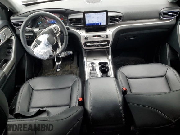2023 Ford Explorer XLT with VIN 1FMSK8DH4PGC05738, listed as a Copart auction lot 60815665 with 16,313 mi miles and Salvage title. Bid and sale history available at DreamBid. Image 8.
