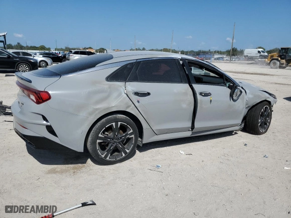 2022 Kia K5 GT-Line with VIN 5XXG64J24NG120443, listed as a Copart auction lot 52801735 with 50,349 mi miles and Non Repairable. Bid and sale history available at carsss.com. Image 3.