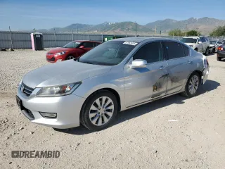 2013 Honda Accord EX z VIN 1HGCR2F73DA233682, wystawiony jako Copart lot #57963835 z przebiegiem 219 375 mil mil oraz Szkoda całkowita • Salvage title. Historia ofert i sprzedaży dostępna na DreamBid. Obrazek 1.