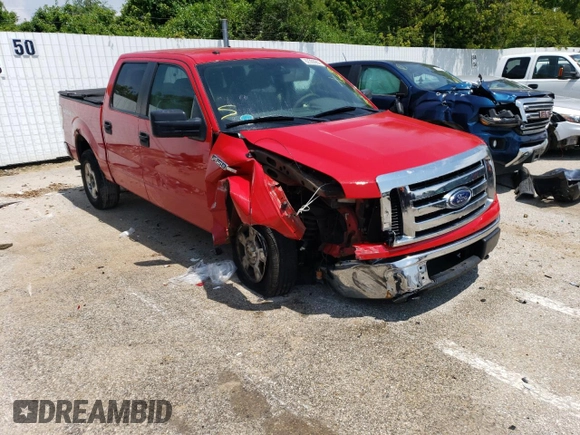 2010 Ford F-150 XL with VIN 1FTEW1E84AFA14622, listed as a Copart auction lot 62355984 with 144,578 mi miles and Salvage Title. Bid and sale history available at carsss.com. Image 4.