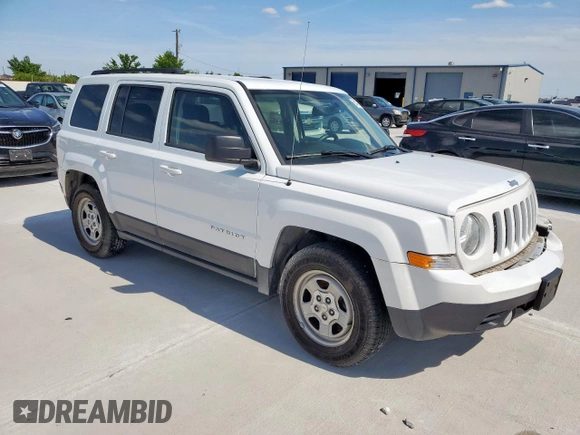 2017 Jeep Patriot Sport with VIN 1C4NJPBA6HD148711, listed as a Copart auction lot 58471205 with 85,918 mi miles and Salvage title. Bid and sale history available at DreamBid. Image 4.