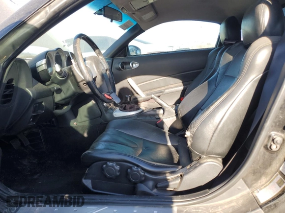 2007 Nissan 350Z with VIN JN1BZ34D27M504021, listed as a Copart auction lot 84696534 with 142,104 mi miles and Salvage Title. Bid and sale history available at DreamBid. Image 7.