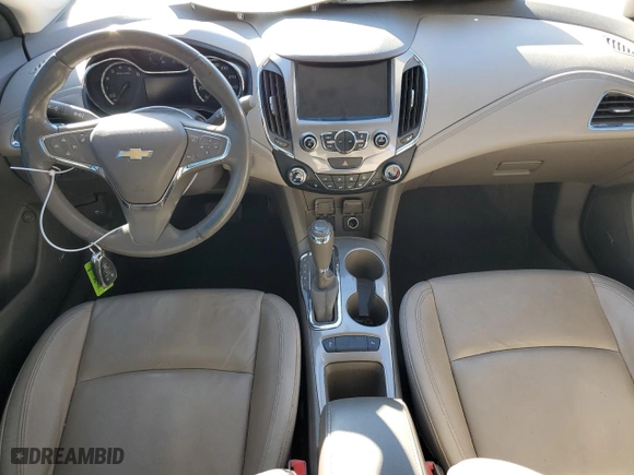 2017 Chevrolet Cruze LT with VIN 1G1BH5SE6H7229544, listed as a Copart auction lot 87502315 with 96,898 mi miles and Salvage Title. Bid and sale history available at carsss.com. Image 8.
