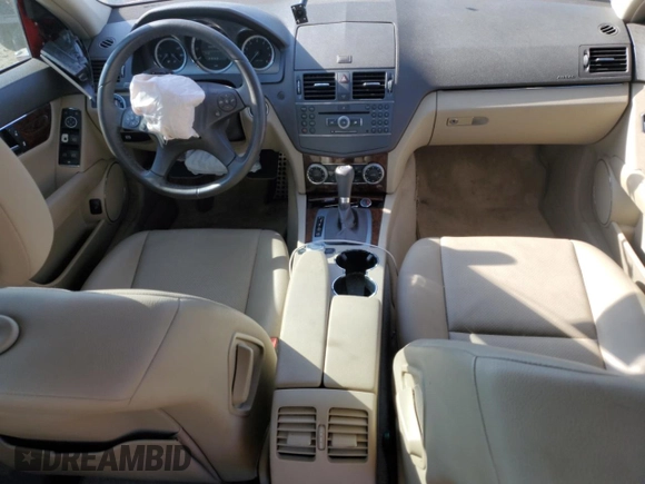 2010 Mercedes-Benz C 300 Sport with VIN WDDGF5EB1AR088760, listed as a Copart auction lot 52985115 with Not Provided miles and Salvage Title. Bid and sale history available at DreamBid. Image 8.