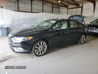 2017 Ford Fusion Titanium with VIN 3FA6P0D93HR257007, listed as a Copart auction lot 52975385 with 106,570 mi miles and Salvage title. Bid and sale history available at DreamBid. Image 1.