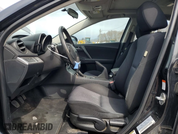 2010 Mazda 3 i Sport with VIN JM1BL1SF9A1166052, listed as a Copart auction lot 49601155 with 270,347 mi miles and Salvage Title. Bid and sale history available at carsss.com. Image 7.
