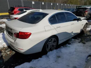 2014 BMW 5 Series 535d with VIN WBAXA5C5XED690305, listed as a Copart auction lot 87819095 with 115,673 mi miles and Salvage Title. Bid and sale history available at carsss.com. Image 3.