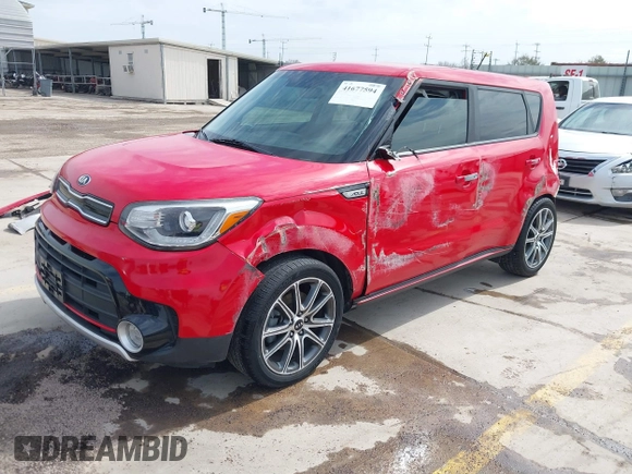 2018 Kia Soul ! with VIN KNDJX3AA8J7533909, listed as a IAAI auction lot 41677594 with 77,486 mi miles. Bid and sale history available at carsss.com. Image 2.
