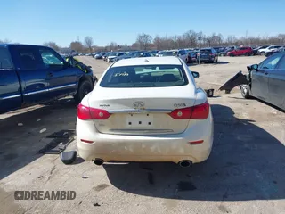 2015 Infiniti Q50 Premium z VIN JN1BV7AR0FM403268, wystawiony jako IAAI lot #41994978 z przebiegiem 125 399 mil mil oraz . Historia ofert i sprzedaży dostępna na DreamBid. Obrazek 16.