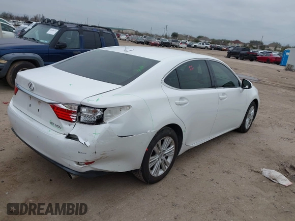 2014 Lexus ES 350 with VIN JTHBK1GG9E2148783, listed as a IAAI auction lot 41624707 with 130,481 mi miles. Bid and sale history available at carsss.com. Image 4.