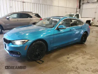2018 BMW 4 Series 430i xDrive with VIN WBA4J3C55JBG91250, listed as a Copart auction lot 53973815 with 136,598 mi miles and Clean Title. Bid and sale history available at carsss.com. Image 1.