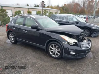 2012 Infiniti EX Journey with VIN JN1AJ0HR1CM452995, listed as a IAAI auction lot 40961079 with 206,124 mi miles. Bid and sale history available at carsss.com. Image 1.