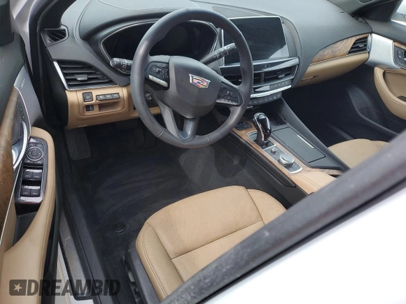 2023 Cadillac CT5 Premium Luxury with VIN 1G6DN5RK0P0103730, listed as a Copart auction lot 76342844 with Not provided miles and Salvage title. Bid and sale history available at DreamBid. Image 8.