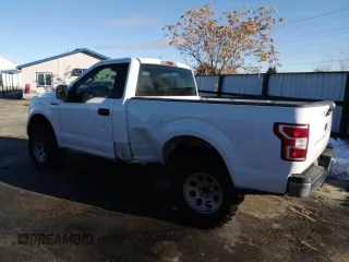 2018 Ford F-150 XL with VIN 1FTMF1E50JKD81901, listed as a Copart auction lot 43974875 with 59,973 mi miles and Salvage Title. Bid and sale history available at carsss.com. Image 2.