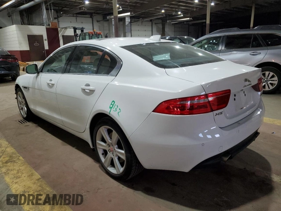 2018 Jaguar XE 25t Prestige with VIN SAJAK4FX4JCP20476, listed as a Copart auction lot 88840195 with 42,941 mi miles and Salvage Title. Bid and sale history available at carsss.com. Image 2.
