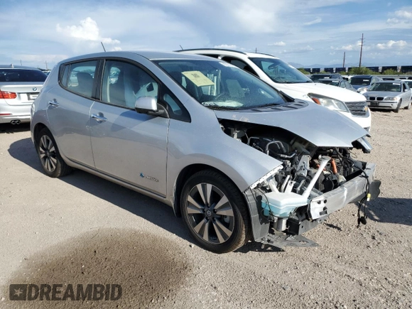 2017 Nissan LEAF SL with VIN 1N4BZ0CP5HC303329, listed as a Copart auction lot 66319194 with 84,142 mi miles and Salvage Title. Bid and sale history available at carsss.com. Image 4.