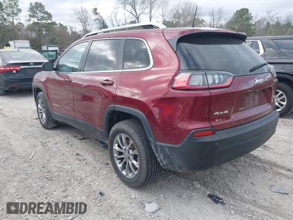 2020 Jeep Cherokee Altitude with VIN 1C4PJMLB2LD651837, listed as a IAAI auction lot 41722049 with 131,759 mi miles. Bid and sale history available at carsss.com. Image 3.