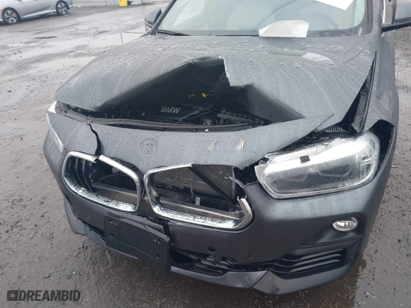 2019 BMW X2 xDrive28i with VIN WBXYJ5C56K5N71179, listed as a IAAI auction lot 41566845 with 43,843 mi miles. Bid and sale history available at carsss.com. Image 6.