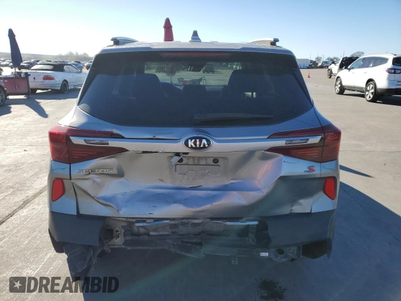 2021 Kia Seltos S with VIN KNDEU2AAXM7095595, listed as a Copart auction lot 87456074 with 122,712 mi miles and Clean Title. Bid and sale history available at DreamBid. Image 6.